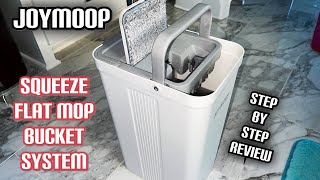 Joymoop Squeeze Flat Mop and Bucket System | Small and Portable | Review | Amazon | eBay