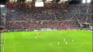 Tribün Çekimi Enner Valencianın Penaltı Ü Rennes 2-2 Fenerbahçe 15.09.22