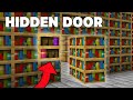 Working HIDDEN DOOR in Minecraft Bedrock 1.20!(easy)