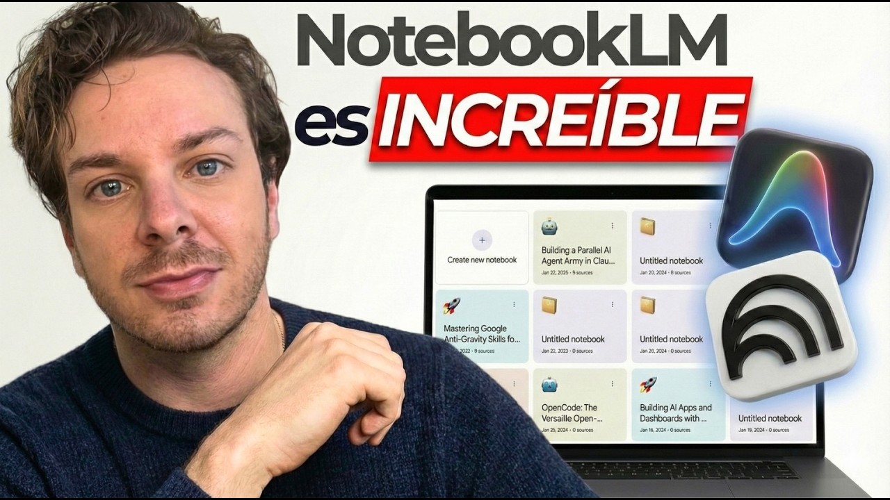 NotebookLM  acaba de mejorar x10 (Antigravity)