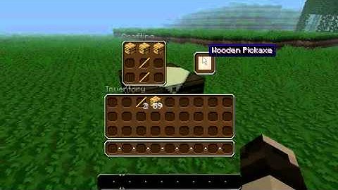 Minecraft Basics: How To Make A Pickaxe