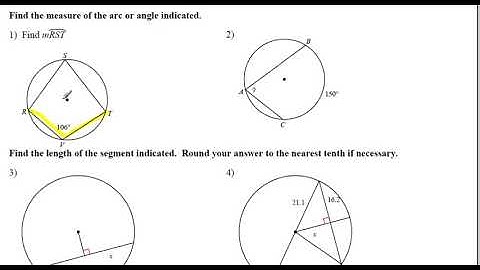 Geometry – Unit 11 Review
