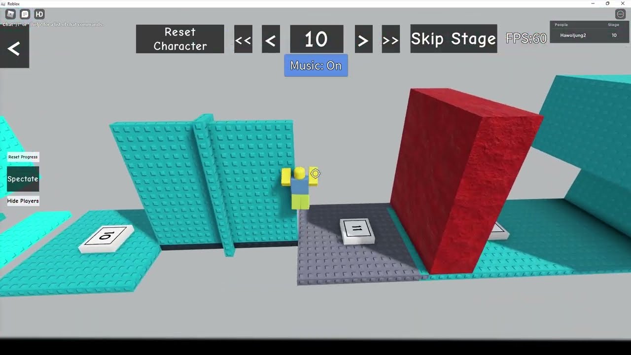 Seek's Glitch Per Difficulty Chart Obby (All Stages 1 to 18)