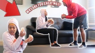 CAUGHT YOU CHEATING ON ME PRANK ON GIRLFRIEND!!