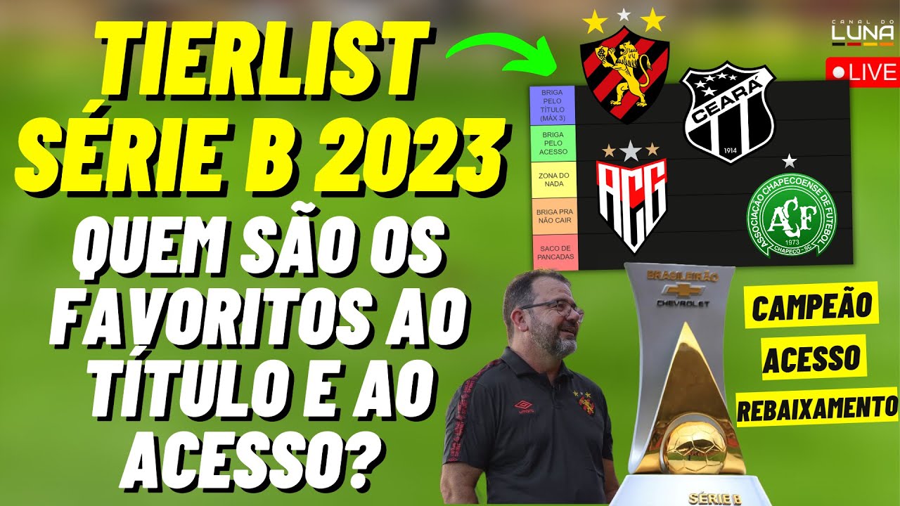 SÉRIE B TEM 8 TIMES BRIGANDO PELO ACESSO E 5 EQUIPES FUGINDO DA QUEDA PARA  A SÉRIE C 