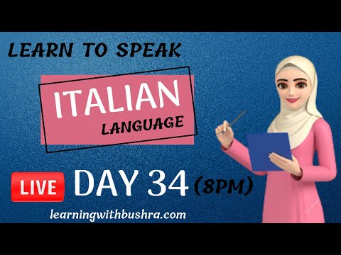 Phase 4 Day 34 || Live Italian Class