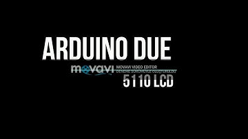 ARDUINO DUE İLE LCD5110