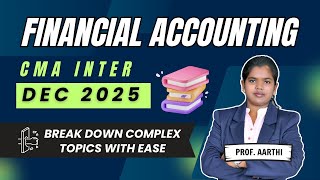 CMA Inter financial management | DEC 2025 | Break Down Complex Topics with Ease| Prof.Aarthi