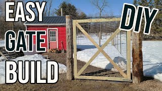 Building A Gate To Last, No Sag Garden Chicken Coop