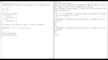 Single line IF-ELSE statements in Python