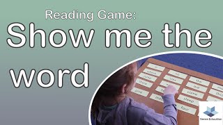 Show me the word || Reading Game for Kids || Sense Education screenshot 5