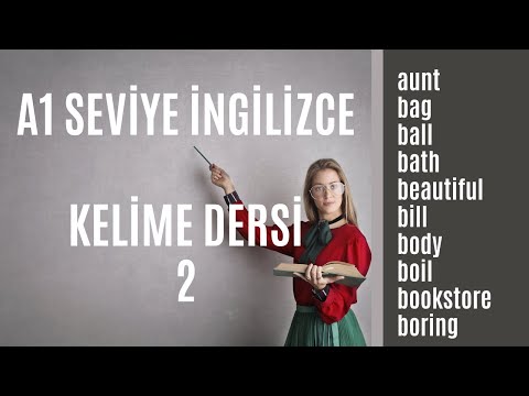 A1 Seviye İngilizce Kelime Dersi 2 | En Çok Kullanılan İngilizce Kelimeler