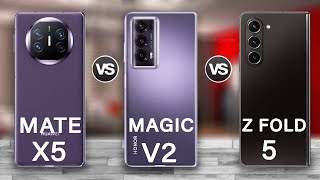 Huawei Mate X5 Vs Honor Magic V2 Vs Samsung Z Fold 5 | Huawei Mate X5 5G Review