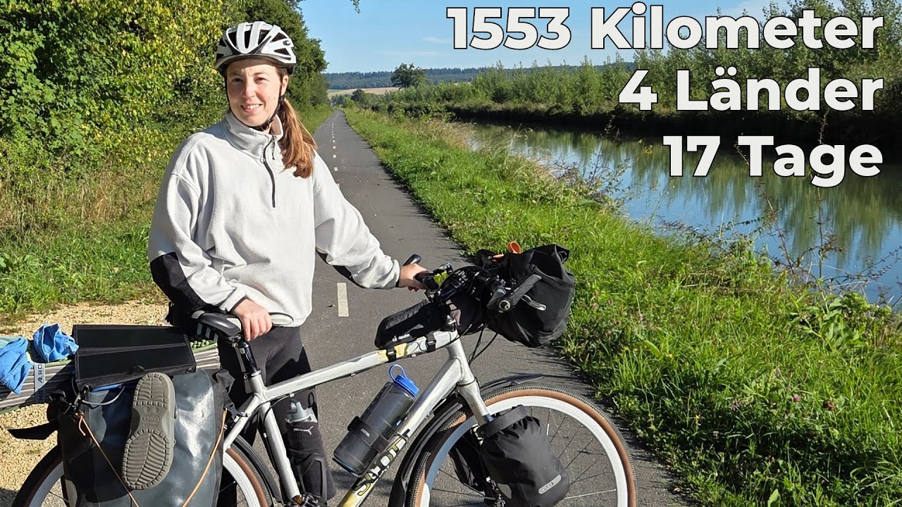 1553 km - Eine ganz entspannte Radreise durch 4 Länder - Von Freiburg nach Flensburg