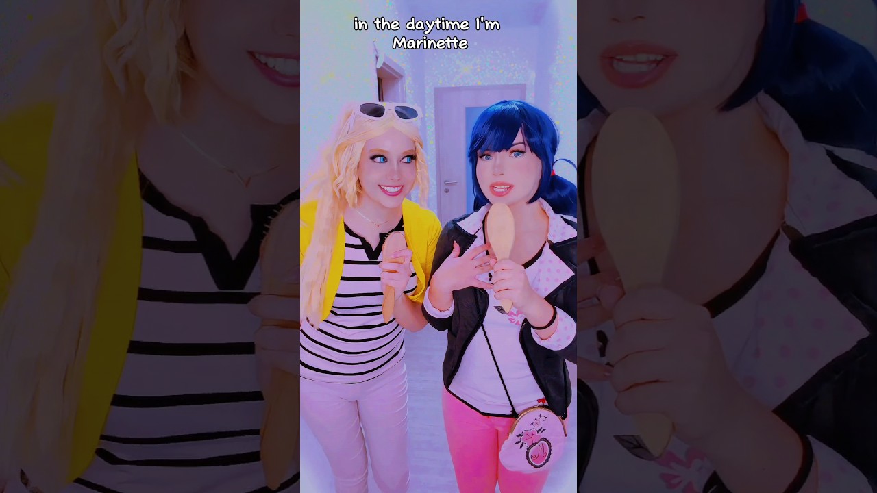 In the daytime | Chloé Bourgeois & Marinette Dupain-Cheng@nikkihatsunecosplay#cosplay Miraculous