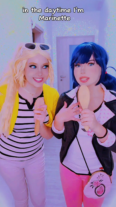 In the daytime | Chloé Bourgeois & Marinette Dupain-Cheng@nikkihatsunecosplay#cosplay Miraculous