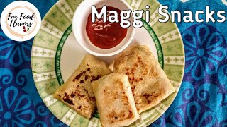 Maggi Recipe | बहोत ही कम तेल में बनाये यह मैगी का नया नाश्ता | Maggi Crepes | Easy snacks recipe