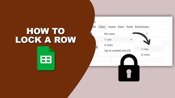how to lock a row in google sheets so it doesn