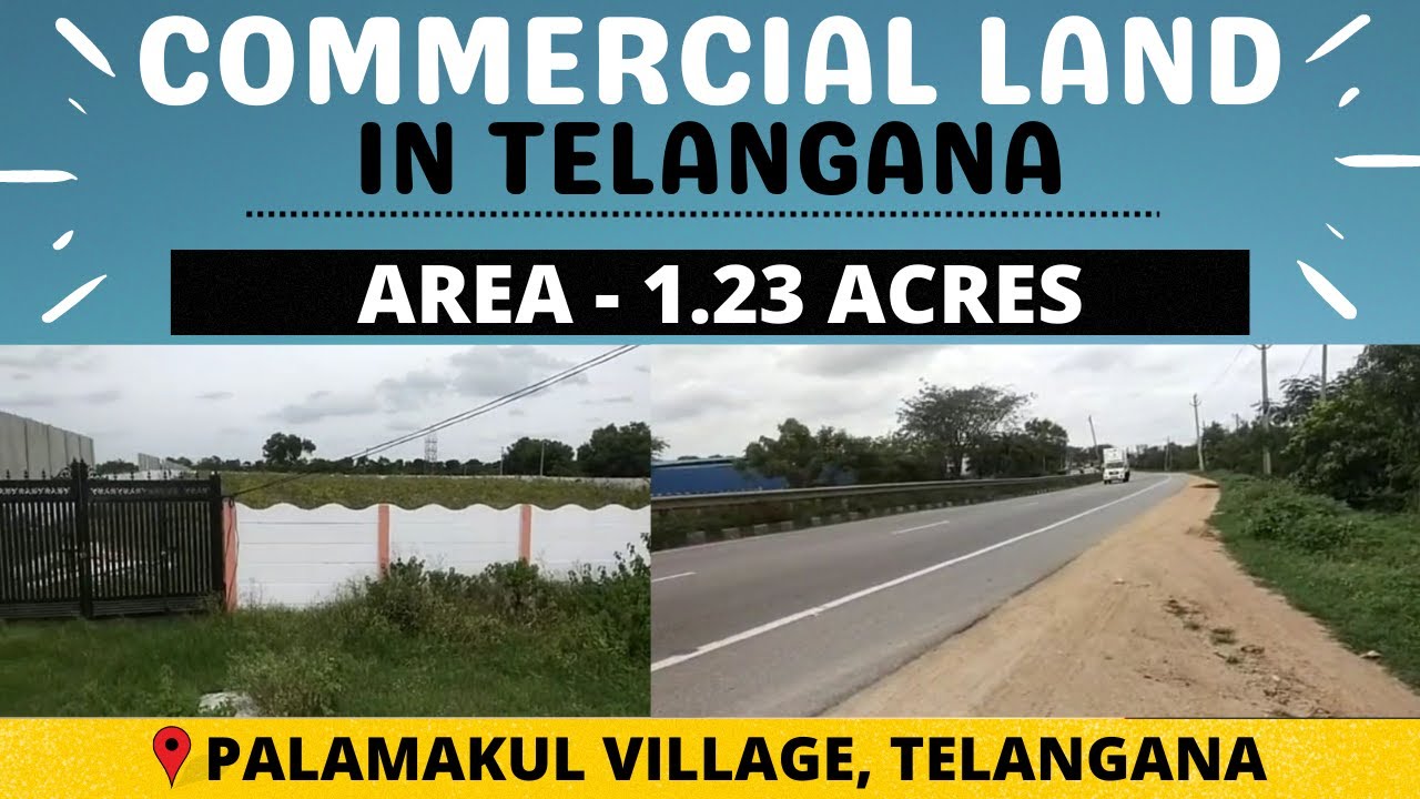 KOTHUR 1.23 ACRES PRIME COMMERCIAL LAND FOR SALE THIMMAPUR