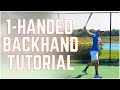 How to Hit the One-Handed Backhand | Tennis Technique