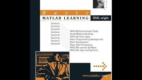 MATLAB 기본 강의: Section1_1 (MATLAB Environment Tools)