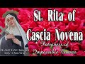 St. Rita of Cascia Novena : Day 1 | Patroness of Impossible Causes, Sickness, Marital Problems, etc.