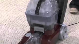How to use  Hoover Power Scrub Deluxe Carpet Washer FH50150