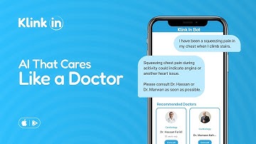Meet Klink In AI Healthcare Bot | 24/7 Symptom Checker & Smart Doctor Finder | HealthTech UAE