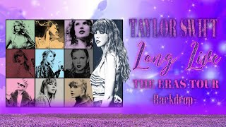 Taylor Swift - Long live - The Eras Tour (Backdrop)