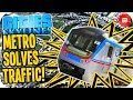 Fixing Mad City Traffic with Metro & Skills!! - Cities: Skylines