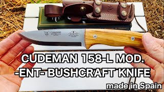 #14【開封】クードマンナイフ 158-L 【Cudeman 158-L -ENT- BUSH CRAFT KNIFE】