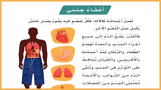 اعضاء جسمي اول ابتدائي| لغتي| درس اعضاء جسمي للصف الاول الابتدائي| لغتي اول ابتدائي| المنهج السعودي
