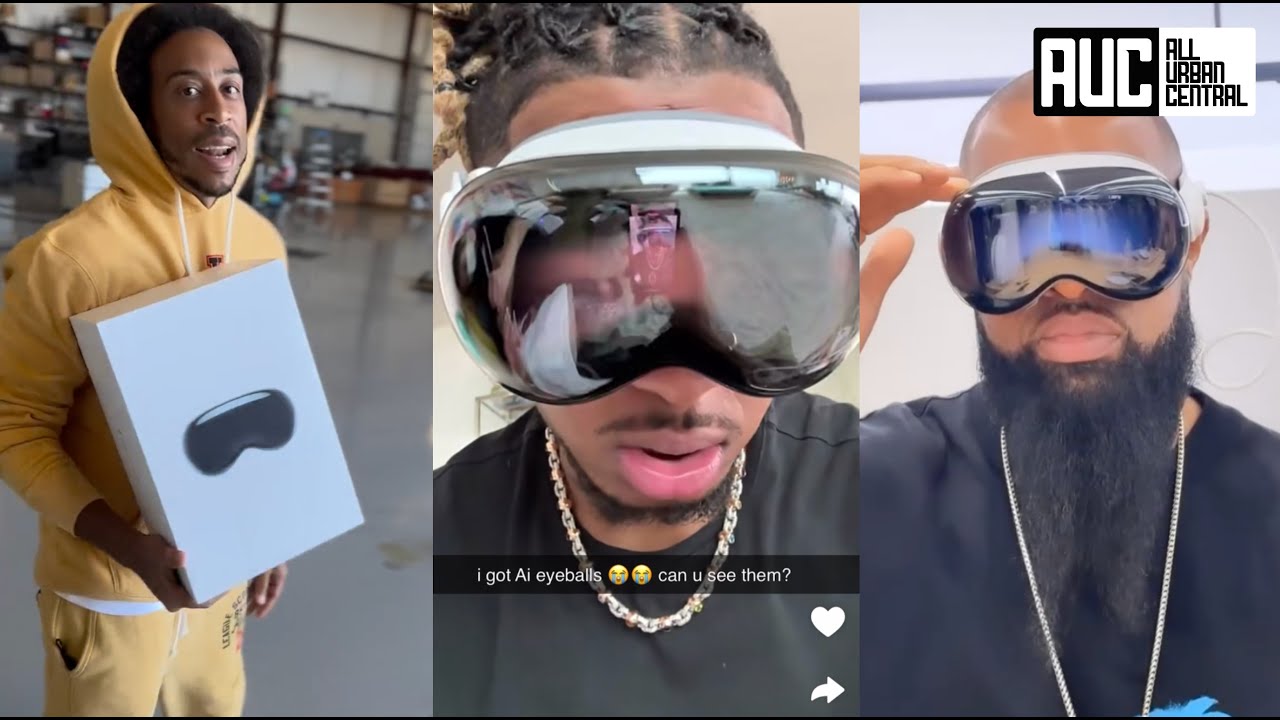Rappers And Celebs Review Apple Vision Pro Ludacris, DDG, Slim Thug ...