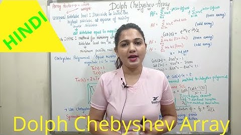 Dolph Chebyshev Array Hindi