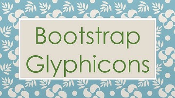 Bootstrap Glyphicons