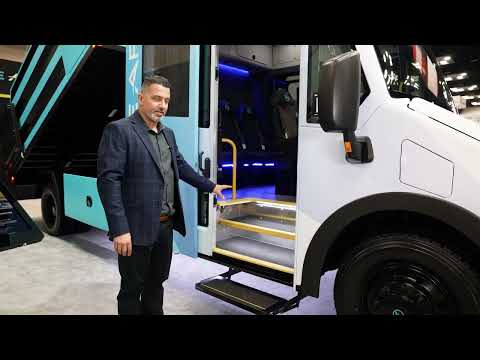 Blue Arc Class 5 All Electric Crew Cab - Ease of Entrance