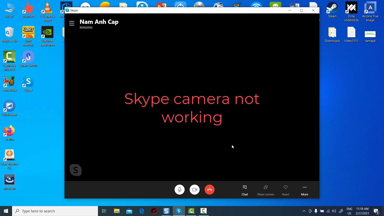 skype for mac camera not working