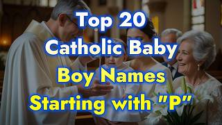 Top 20 Catholic Baby Boy Names Starting with P ✝️ | Christian Baby Boy Names Starting with P 2026