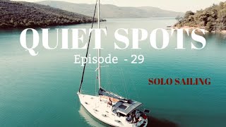 Solo Sailing from Kuyucak Bay to Iasos QUIET spots ⛵ Sailing My Way ▸ Ep 29