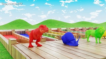 "Wild River Crossing: Safari Animals