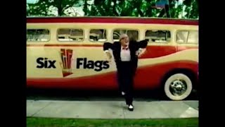 Original Mr. Six Its Playtime Six Flags Amut Park Television Commercial 2004