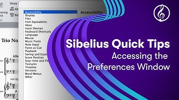 Sibelius Quick Tips: Accessing the Preferences Window