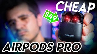 CHEAP AIRPODS PRO? MPOW X3 ANC True Wireless Earbuds Review | mrkwd tech
