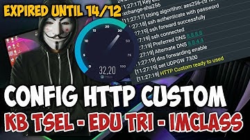 UPDATE CONFIG KUOTA BELAJAR KEMENDIKBUD TELKOMSEL HTTP CUSTOM UNLOCK SSH TERBARU