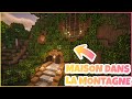 Timelapse creation une maison dans la montagne     minecraft creation kleffie