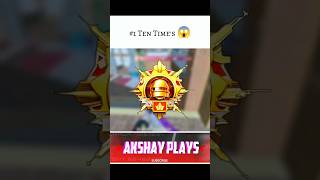 #1 Ten Time's 😱 #shorts #bgmi #pubgmobile #pubg #synzx #shortsfeed