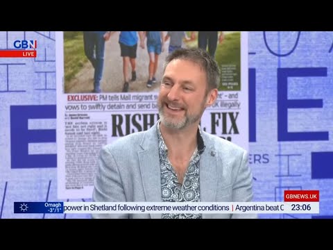 Leo Kearse on GB News discussing Rishi Sunak's clampdown on cross-channel migrants
