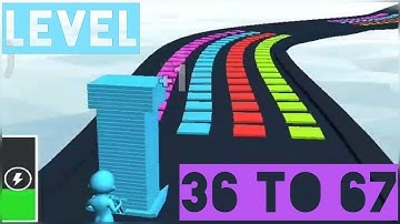 Stack Colors Gameplay - Level 63 to 67 - Walkthrough | Gamerz Toper