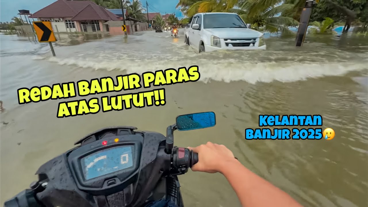 Redah Banjir Paras Atas Lutut Naik Ysuku🔥 | Banyak Moto Mati.. 