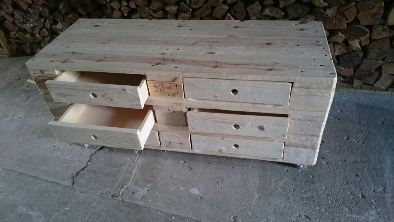 Schubfach für palettenmöbel, möbel aus europaletten selber bauen ...